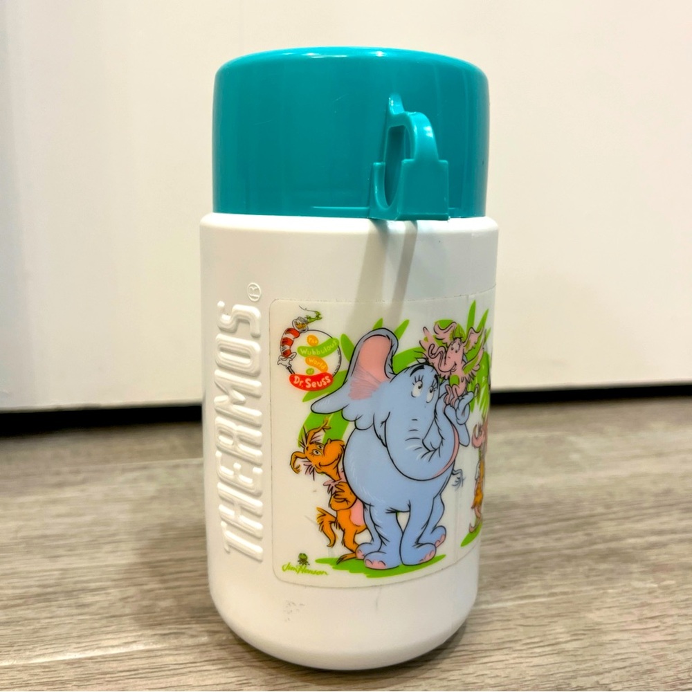 Dr. Seuss Thermos The Wubbulous World Jim Henson Vintage‎ Cat The Hat EUC